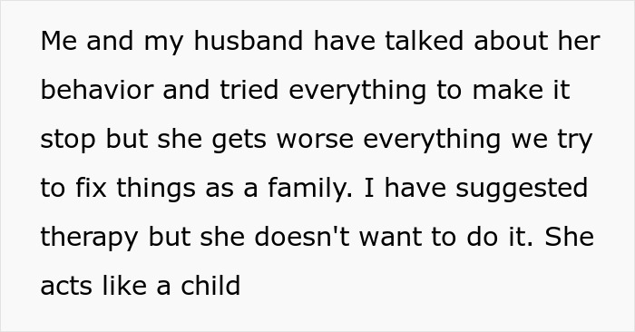 Text about a teen’s ongoing hostility toward stepmom worsening after dad’s recent birthday party intervention attempts.