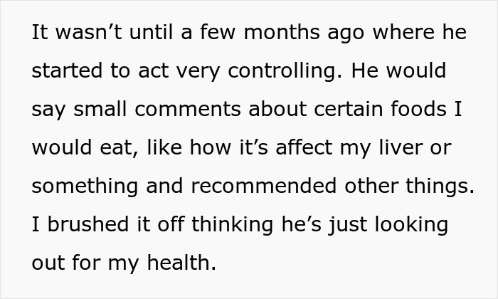 Text describing a controlling boyfriend and his girlfriend’s reaction as their relationship faces conflict online. Text describing a controlling boyfriend and his girlfriend’s reaction as their relationship faces conflict online.