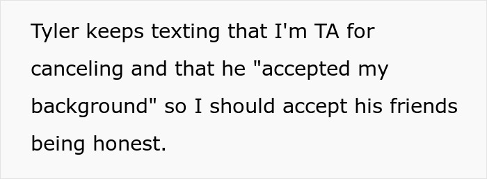 Text message about boyfriend and girlfriend canceling a fully paid Hawaii trip and spending issues to prove herself. Text message about boyfriend and girlfriend canceling a fully paid Hawaii trip and spending issues to prove herself.
