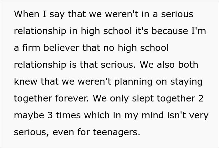 Text excerpt from a man lying about saving himself for marriage to please fiancée, forgetting her sister is his ex. Text excerpt from a man lying about saving himself for marriage to please fiancée, forgetting her sister is his ex.