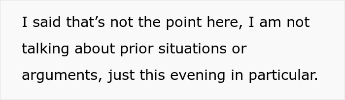 Text message discussing a disagreement about helping clean up after a Thanksgiving meal between husband and wife. Text message discussing a disagreement about helping clean up after a Thanksgiving meal between husband and wife.