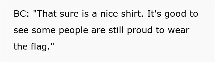 Older man in Goodwill store criticizing younger generations while woman firmly responds indoors. Older man in Goodwill store criticizing younger generations while woman firmly responds indoors.