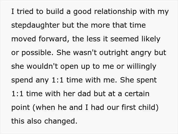 Text about woman struggling with stepdaughter’s behavior and challenges in family relationships causing conflict with in-laws. Text about woman struggling with stepdaughter’s behavior and challenges in family relationships causing conflict with in-laws.