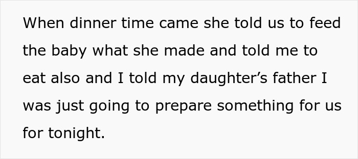 Text excerpt from story about woman losing appetite after seeing mother-in-law prepare chicken, feeling concerned about sickness. Text excerpt from story about woman losing appetite after seeing mother-in-law prepare chicken, feeling concerned about sickness.