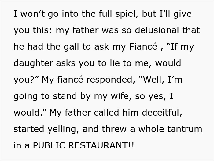Bride&rsquo;s parents throw tantrums over wedding issues, get called out by great aunt and eventually uninvited.