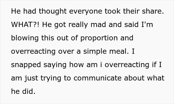 Text excerpt discussing a guy losing control of his hunger as his girlfriend feels embarrassed eating turkey in front of family. Text excerpt discussing a guy losing control of his hunger as his girlfriend feels embarrassed eating turkey in front of family.