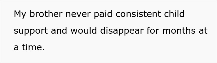 Text on screen stating a sister reveals custody court judge the truth about her brother who abandoned his child. Text on screen stating a sister reveals custody court judge the truth about her brother who abandoned his child.