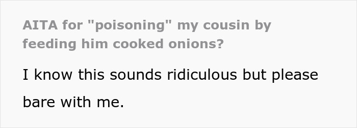Aunt Outraged That Niece Purposely Made Quiche With Onions For Her Picky Son, Niece Sees No Issue Aunt Outraged That Niece Purposely Made Quiche With Onions For Her Picky Son, Niece Sees No Issue