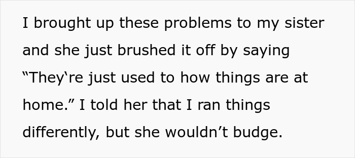 Woman ignores hubby and son's entitled behavior, sister confronts and kicks them out over household issues. Woman ignores hubby and son's entitled behavior, sister confronts and kicks them out over household issues.