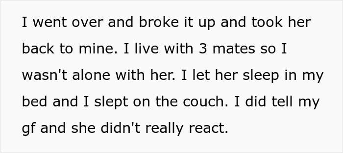 Text excerpt describing a guy going above and beyond for his ex while confused about his current partner’s upset reaction. Text excerpt describing a guy going above and beyond for his ex while confused about his current partner’s upset reaction.