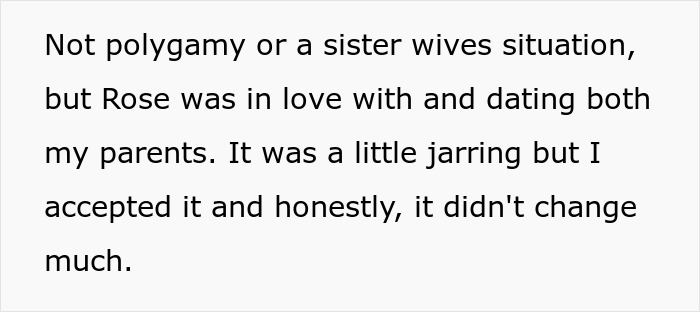 Text excerpt discussing a woman rethinking her engagement after fiancé's lie about her family causes tension during holiday dinner.