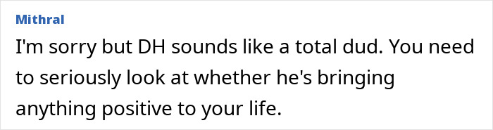 Comment expressing frustration over husband ditching wife and baby on Christmas, highlighting wife’s heartbroken feelings. Comment expressing frustration over husband ditching wife and baby on Christmas, highlighting wife’s heartbroken feelings.