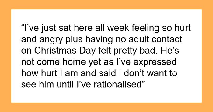 Guy Sparks Drama By Ditching Wife And Kid On X-Mas To Be With His 4YO, Wife Questions Relationship