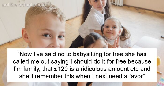 Mom Of 5 Expects Younger Sibling To Babysit For Free To Go Partying, Gets Mad As They Flatly Refuse