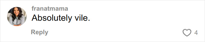 Comment on social media post saying Absolutely vile in response to heartless beauty queen accused of toddler’s passing appearing in court. Comment on social media post saying Absolutely vile in response to heartless beauty queen accused of toddler’s passing appearing in court.