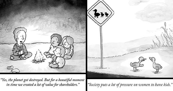 50 Witty One-Panel Comics By Tom Toro (Best Pics)