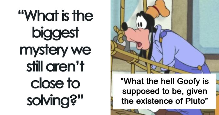 “What Is The Biggest Mystery We Still Aren’t Close To Solving?” (39 Pics)