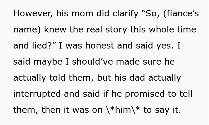 Woman rethinks engagement after fiancé’s lie about her family causes tension at holiday dinner with relatives.