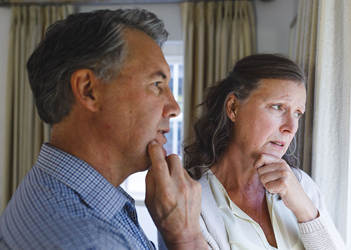 Middle-aged woman rethinking her engagement after fiancé’s lie about her family causes tension during holiday dinner.