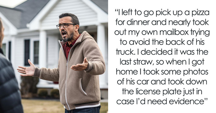 Rude Guy Keeps Blocking Fire Hydrant And Driveway, Neighbor Spoils His Party By Calling The Cops