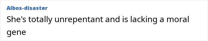 Text showing a defiant message criticizing authorities with the phrase unrepentant and lacking a moral gene. Text showing a defiant message criticizing authorities with the phrase unrepentant and lacking a moral gene.