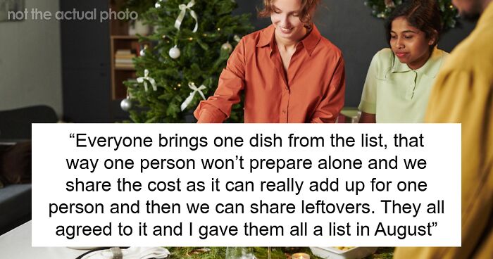 Woman Threatens To Cancel Christmas Dinner If 30 Guests Show Up Without Food, They’re Mad
