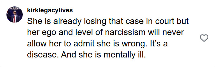 Screenshot of a social media comment criticizing Candace Owens with strong words about ego and mental state.