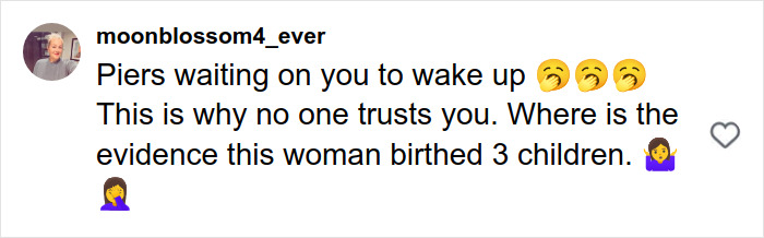 Social media comment expressing disbelief after Candace Owens&rsquo; remark about Brigitte Macron sparks reactions.