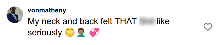 Comment expressing discomfort about neck and back pain, related to Cardi B's new neck and back piercings reaction.