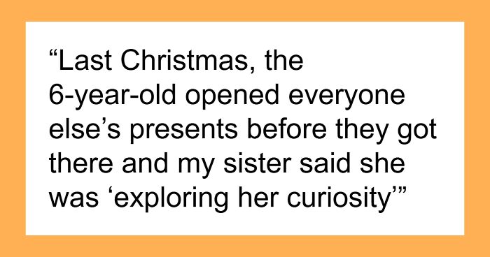Aunt Declares ‘No Christmas Gifts’ For Unruly Niblings, Faces Backlash From Her Extremely Angry Sis