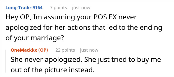 Screenshot of a conversation discussing kids custody relationship issues around a birthday context. Screenshot of a conversation discussing kids custody relationship issues around a birthday context.