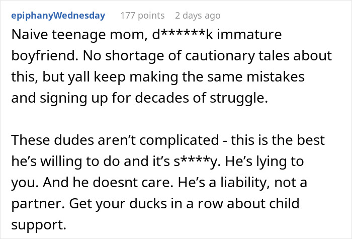 Alt text: Woman rethinks her relationship after boyfriend abandons newborn to party for over 18 hours, highlighting irresponsible behavior. Alt text: Woman rethinks her relationship after boyfriend abandons newborn to party for over 18 hours, highlighting irresponsible behavior.