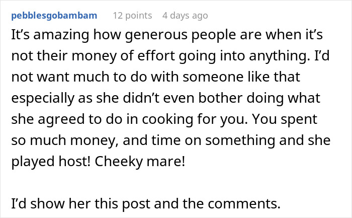 Couple hosting expensive Thanksgiving dinner shocked to find all leftovers missing after the feast.