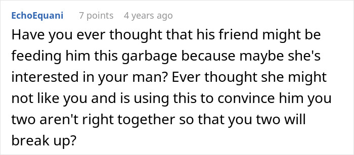 Comment discussing a woman dumping her cheating boyfriend who blames it on her being a Cancer zodiac sign.