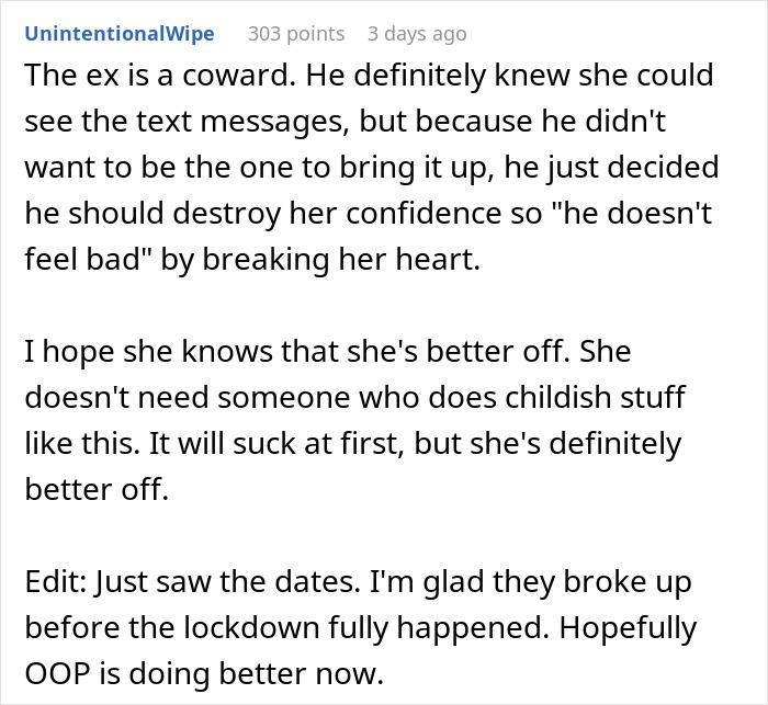 Woman reading secret texts from fiancé complaining about her appearance, worried about wedding photos and their future. Woman reading secret texts from fiancé complaining about her appearance, worried about wedding photos and their future.