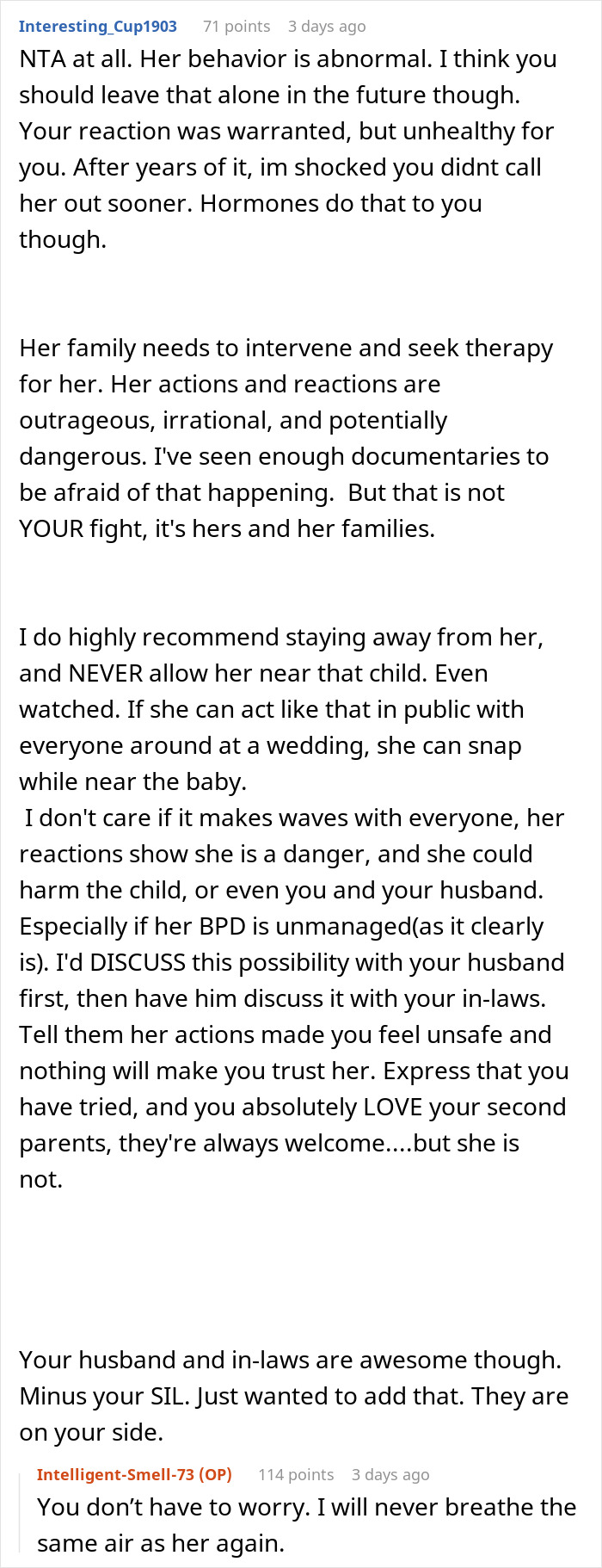 Alt text: Online discussion about family intervention and hospitalization over woman's obsessive behavior toward her brother Alt text: Online discussion about family intervention and hospitalization over woman's obsessive behavior toward her brother