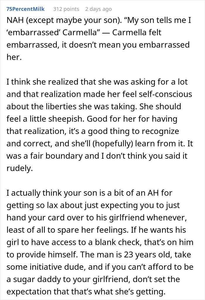 Mom accused of embarrassing son’s girlfriend who offered to cook meals faces family boundary debate online. Mom accused of embarrassing son’s girlfriend who offered to cook meals faces family boundary debate online.