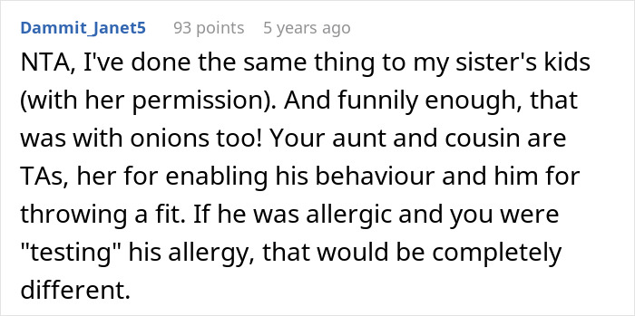Aunt Outraged That Niece Purposely Made Quiche With Onions For Her Picky Son, Niece Sees No Issue Aunt Outraged That Niece Purposely Made Quiche With Onions For Her Picky Son, Niece Sees No Issue