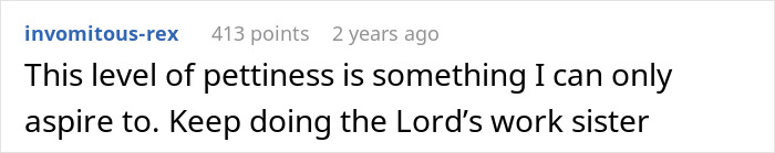 Comment expressing admiration for a woman upset her son’s partner came without a gift despite her request. Comment expressing admiration for a woman upset her son’s partner came without a gift despite her request.