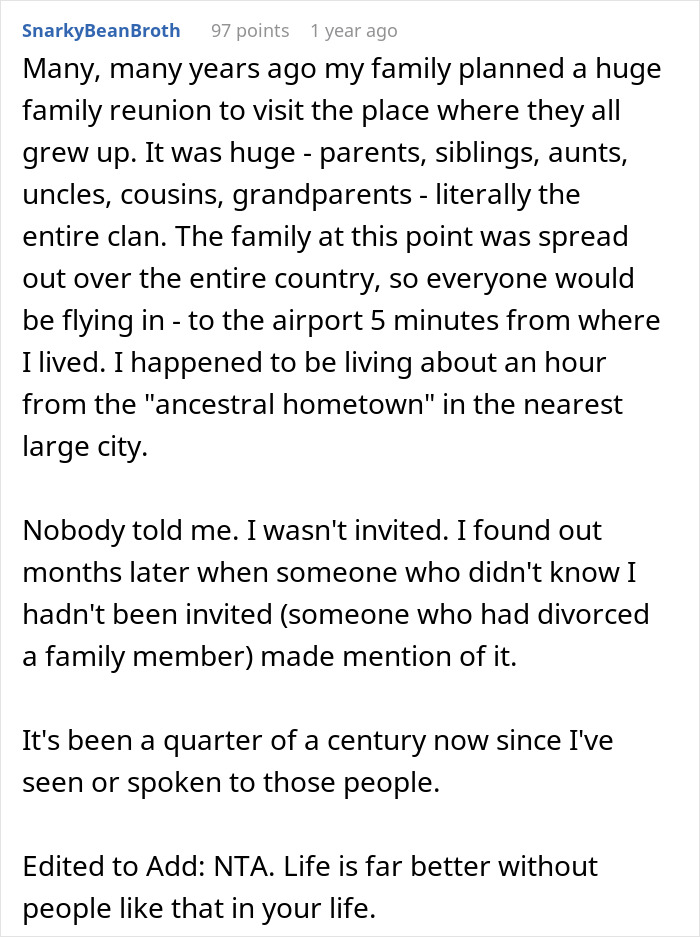 Text post about family exclusion and a mom furious after dad and stepmom plan a Disney trip without her and her daughter. Text post about family exclusion and a mom furious after dad and stepmom plan a Disney trip without her and her daughter.