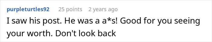 Online comment responding to guy venting about girlfriend wanting him to close her closet door, leading to public clap back and breakup. Online comment responding to guy venting about girlfriend wanting him to close her closet door, leading to public clap back and breakup.