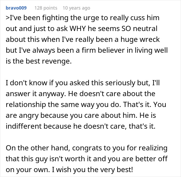 Text post with discussion about a man losing his girlfriend over a girl at work he has a crush on being just friendly.