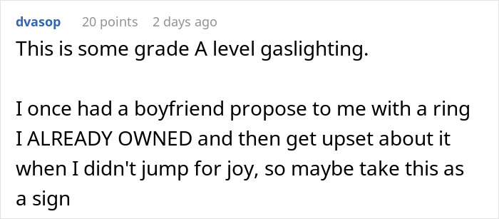 Woman confused about Christmas gifts from boyfriend holding identical missing items, showing disbelief and surprise.