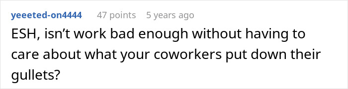Screenshot of a Reddit comment discussing employee pushback against a vegan-only club with a literal beef dispute. Screenshot of a Reddit comment discussing employee pushback against a vegan-only club with a literal beef dispute.