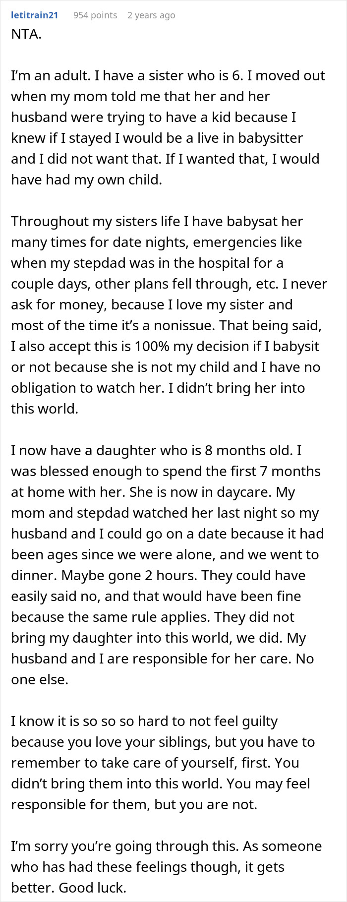 Family ganging up on 23-year-old for moving out and leaving mom without childcare options in a family conflict discussion. Family ganging up on 23-year-old for moving out and leaving mom without childcare options in a family conflict discussion.