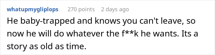 Comment about woman rethinking relationship after boyfriend ditches her and newborn to party for over 18 hours. Comment about woman rethinking relationship after boyfriend ditches her and newborn to party for over 18 hours.