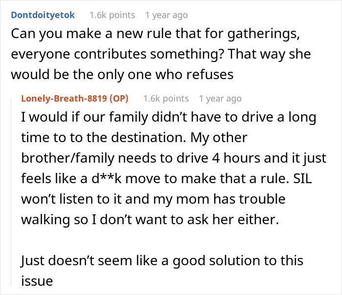 Reddit discussion text about family gatherings and dealing with difficult family members amid allergy-related conflicts. Reddit discussion text about family gatherings and dealing with difficult family members amid allergy-related conflicts.