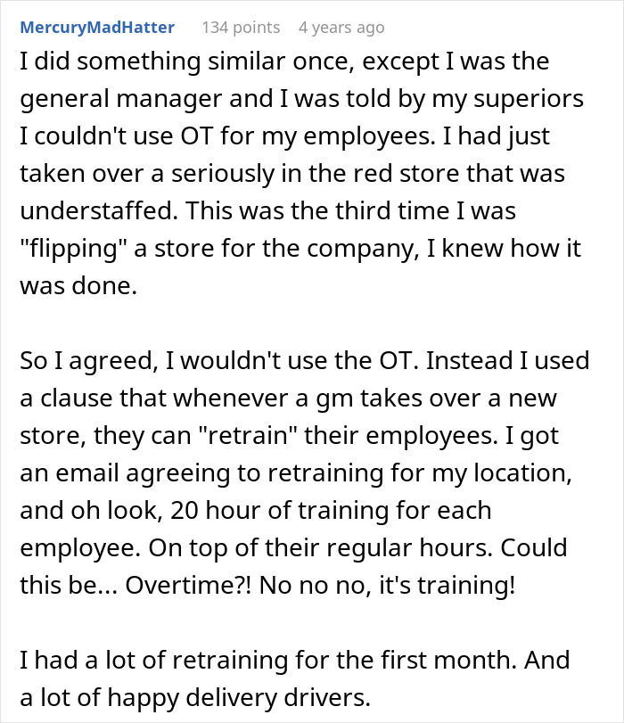 Manager enforces rules on coffee shop worker leading to unexpected backfire the next day in a workplace story.