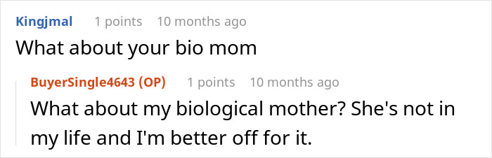 Screenshot of an online discussion about refusing to establish relationship between fathers and kids. Screenshot of an online discussion about refusing to establish relationship between fathers and kids.
