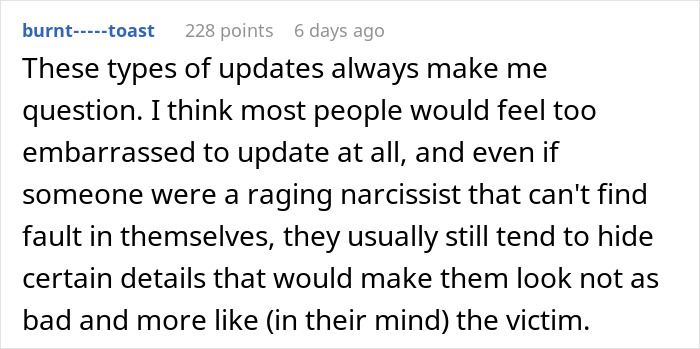 Screenshot of a bf-upset-gf-obsessed couple text post discussing narcissistic behavior and hiding faults in relationships. Screenshot of a bf-upset-gf-obsessed couple text post discussing narcissistic behavior and hiding faults in relationships.